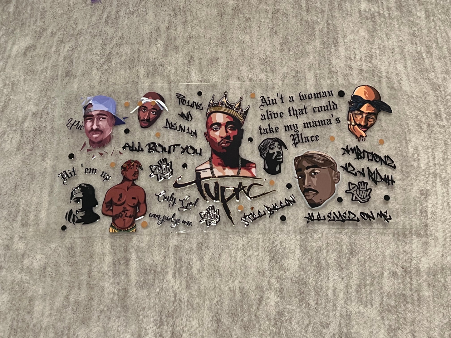 2pac UV DTF cup wrap