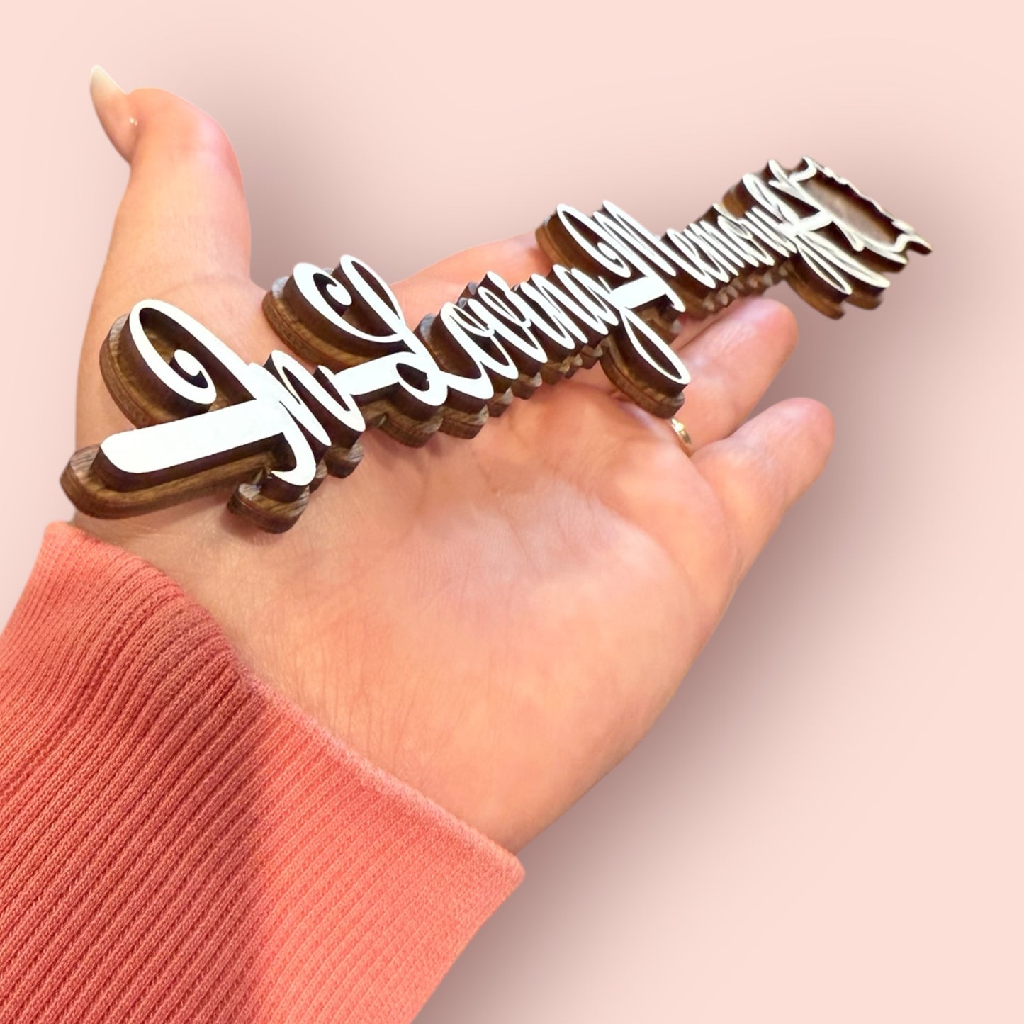 Wooden In Loving Memory Sublimation Rose