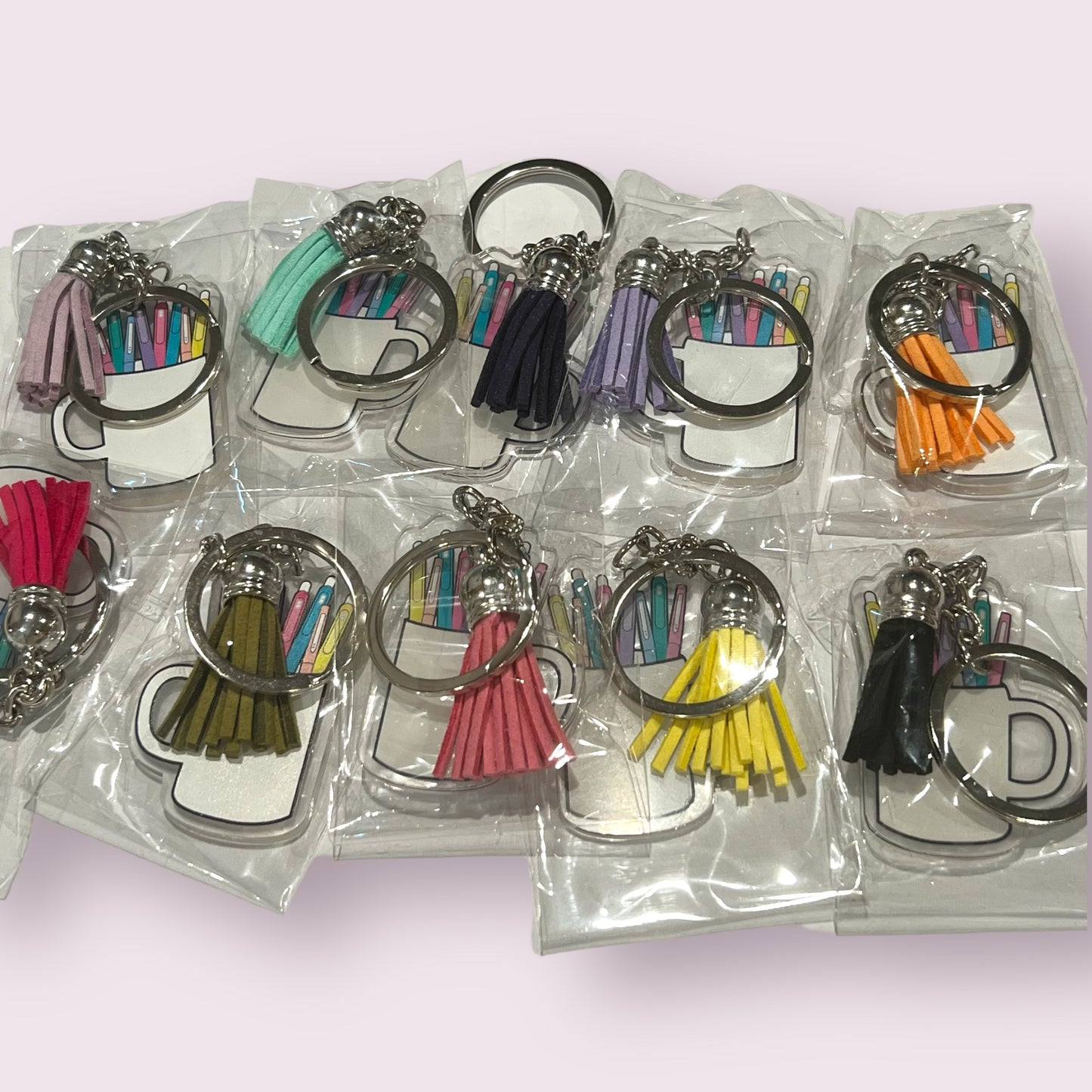 Cup of Pens Keychain