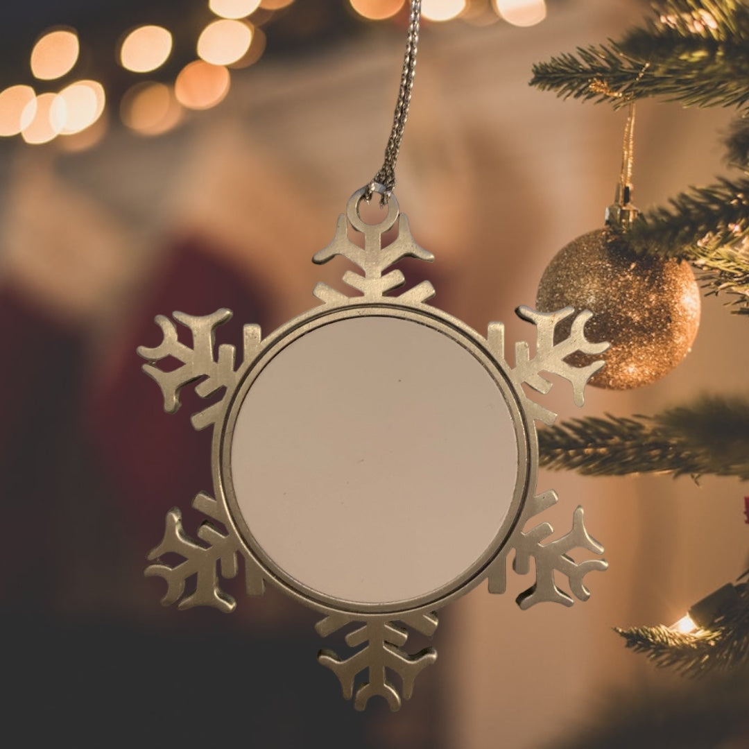 Metal Snowflake Ornament