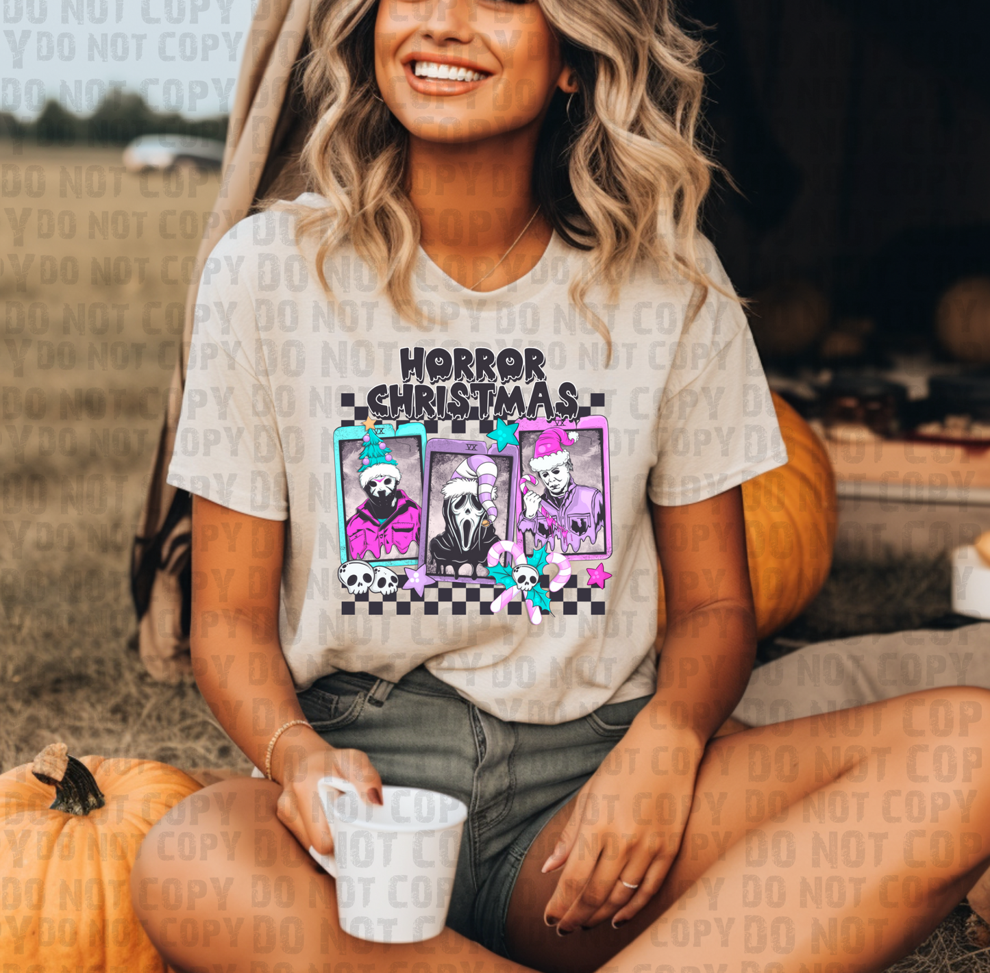 Horror Christmas DTF Transfer