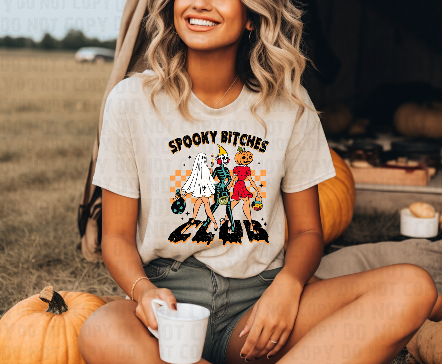 Spooky Bitches Club DTF Transfer