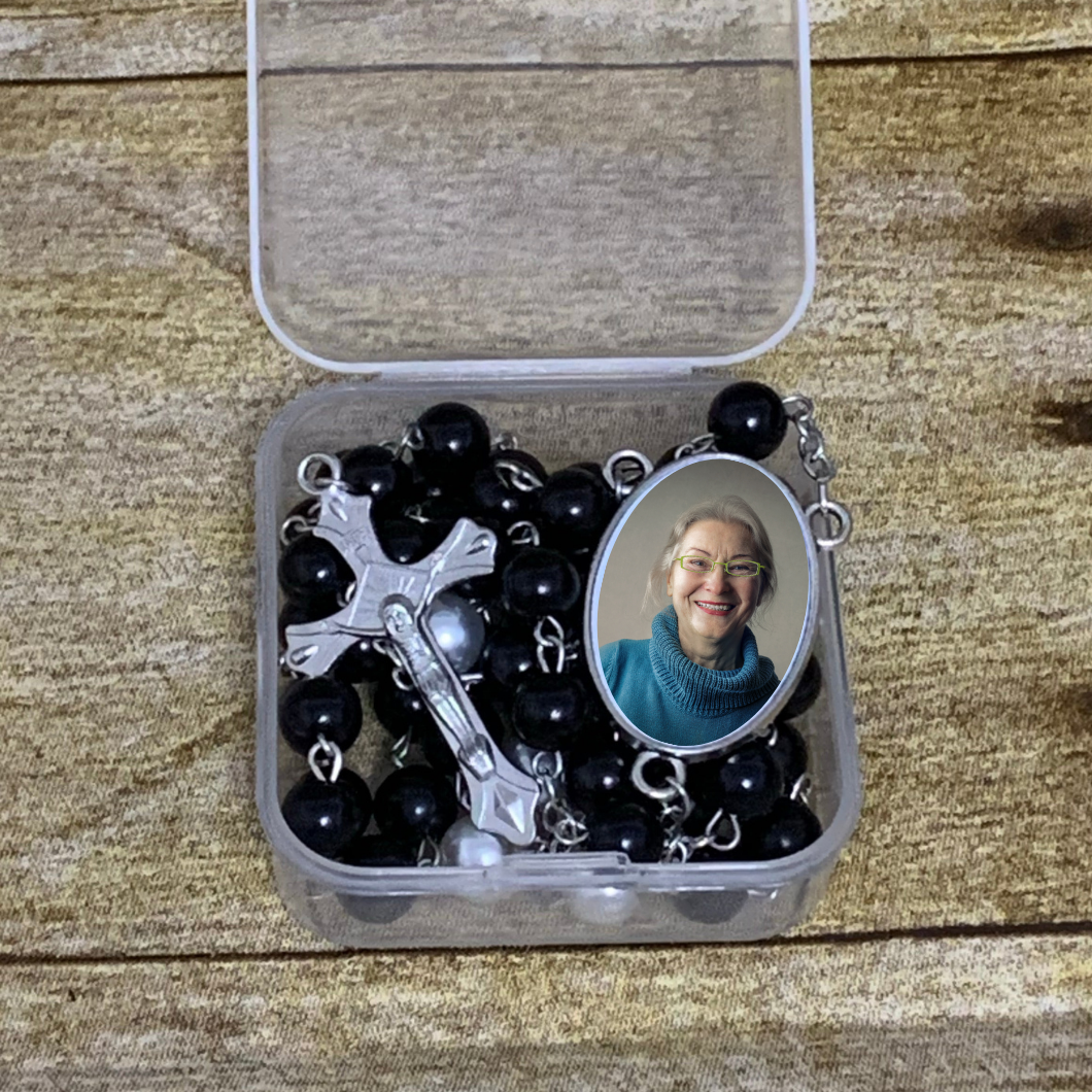 Crafted Black Rosary