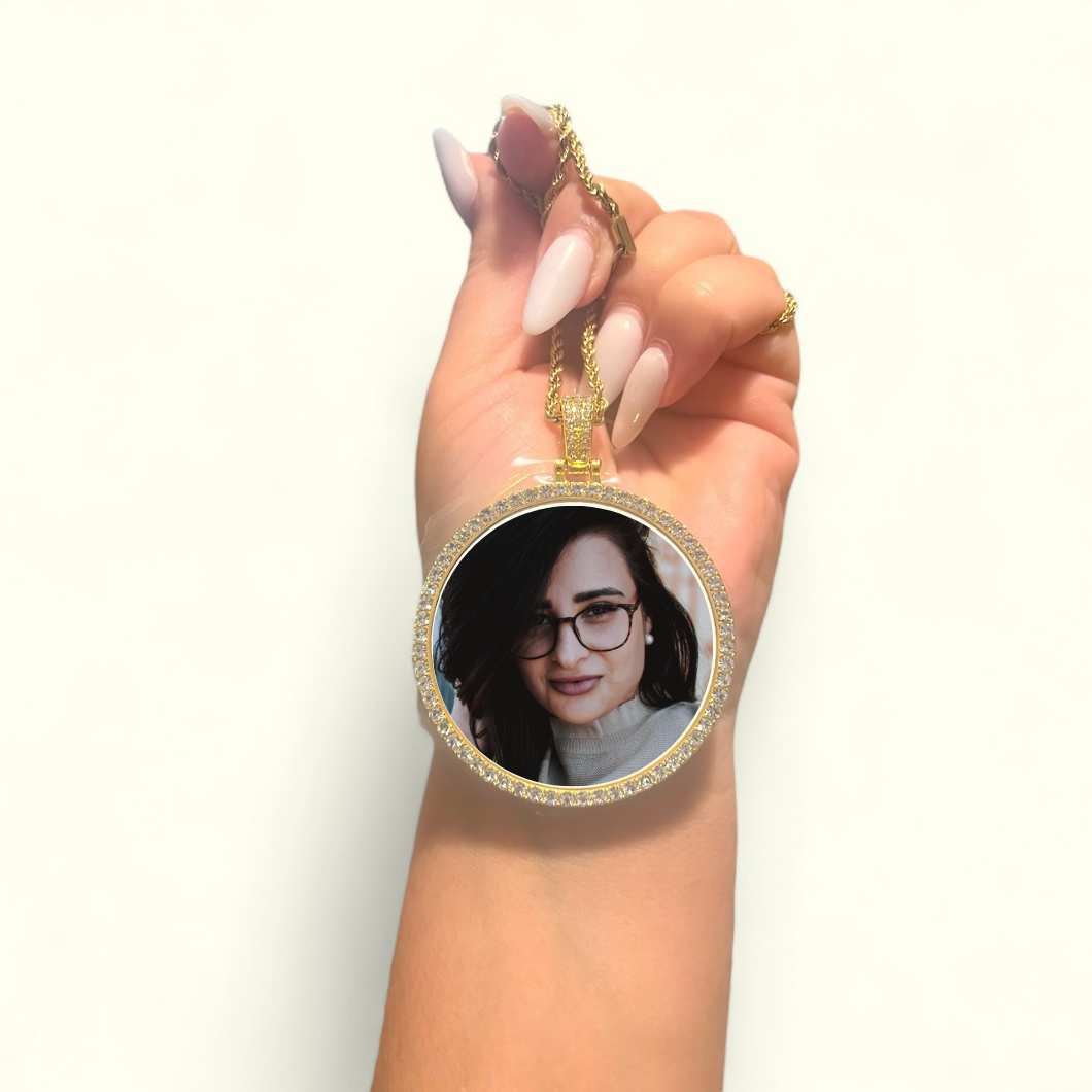 Crafted Large Rhinestone Necklace