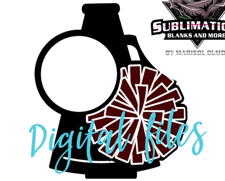 Cheer Burgundy /White Digital File