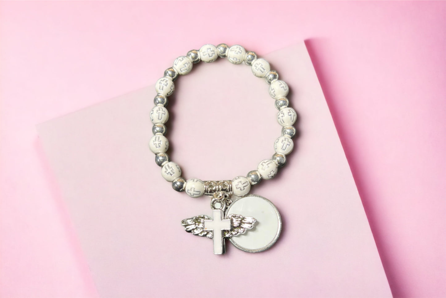 Rosary Bracelet with 20mm charm