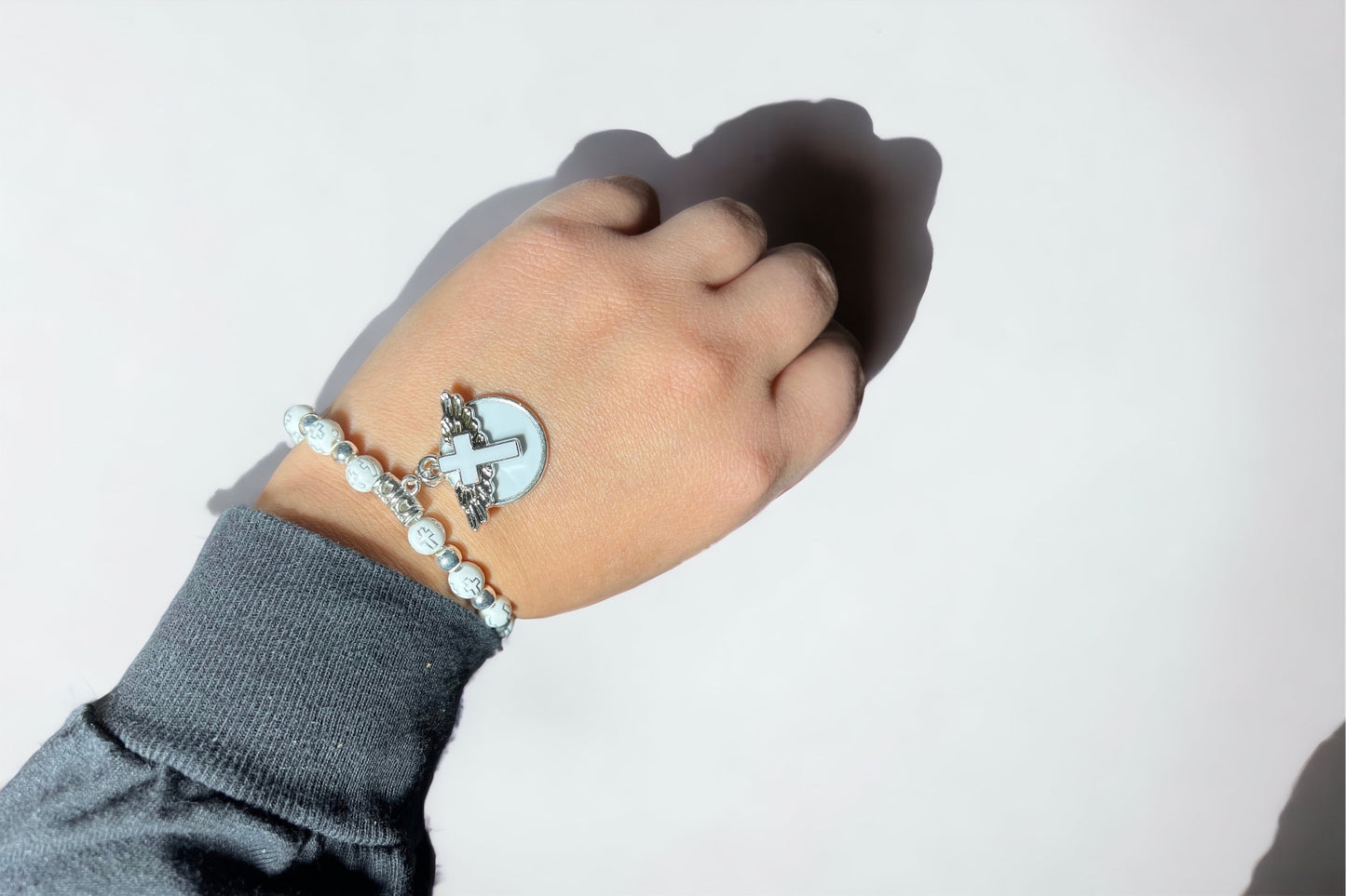 Rosary Bracelet with 20mm charm