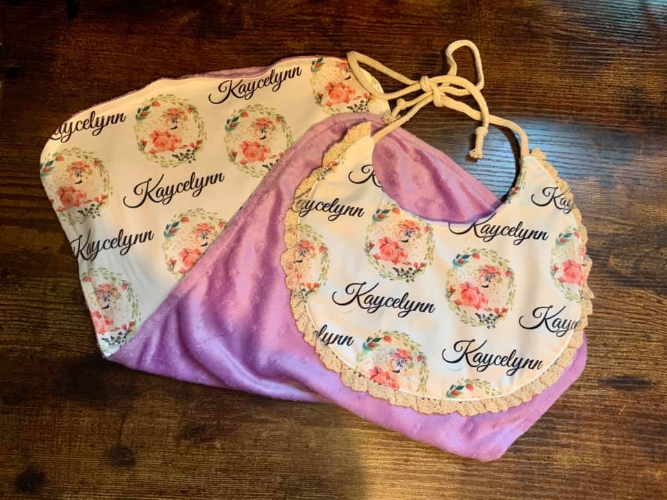 Baby Bib Bandana with Ruffles