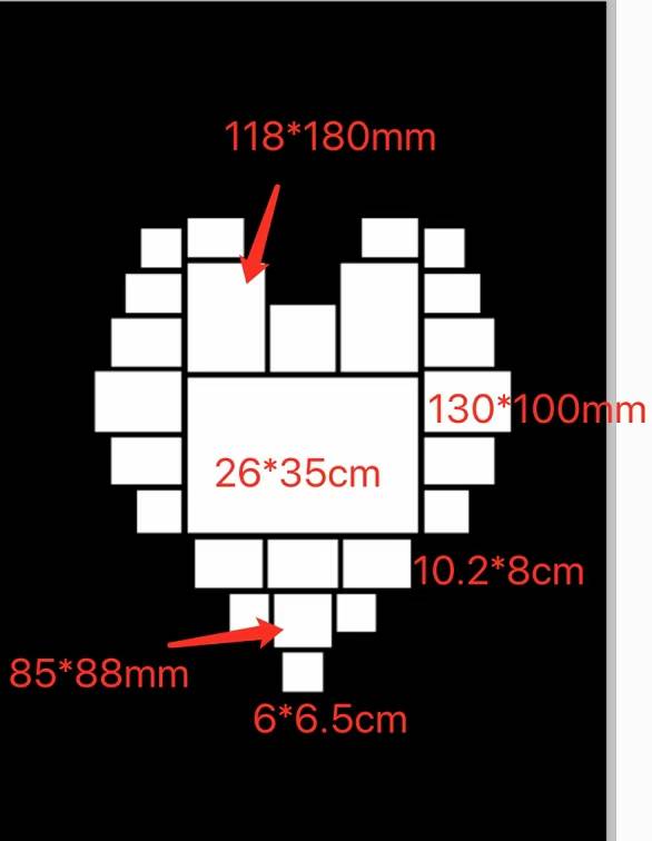 Heart Panel Plush Throw Blanket