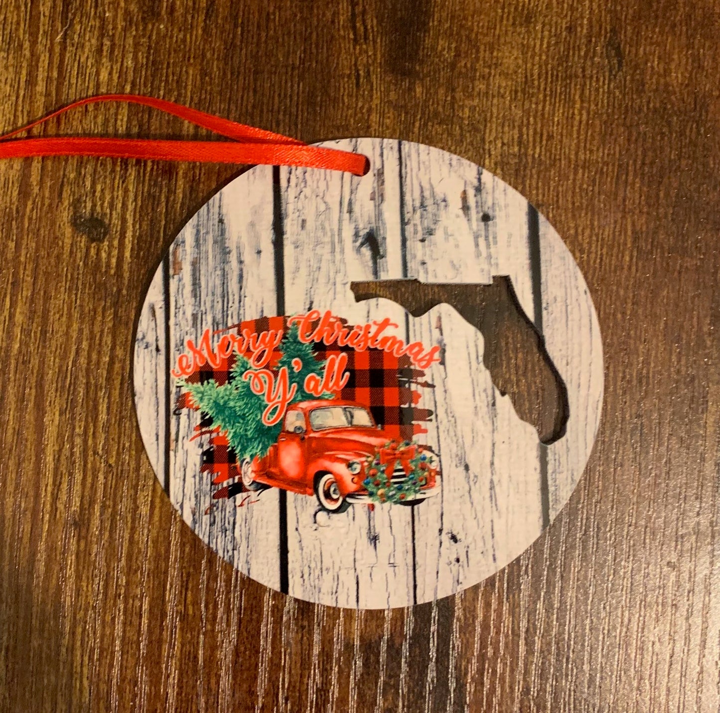 Blank FL Round Ornament