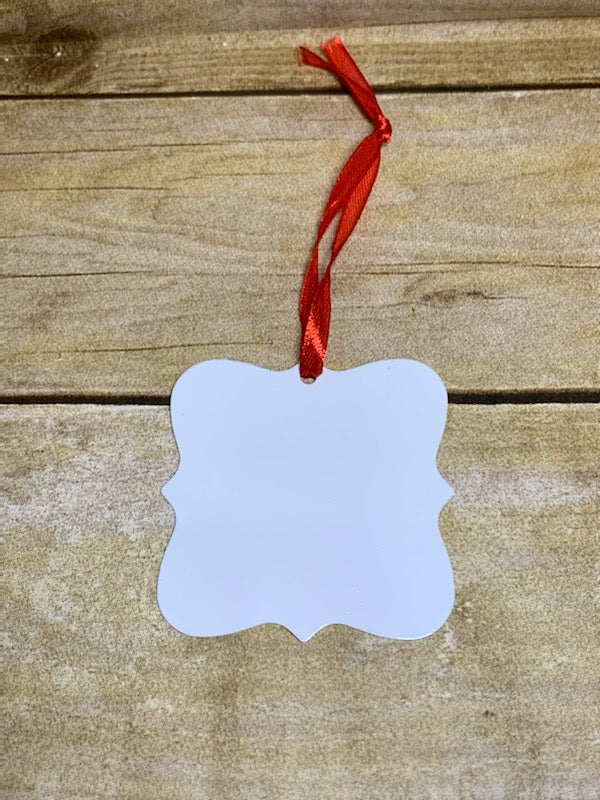 Aluminum Benelux Square Ornament