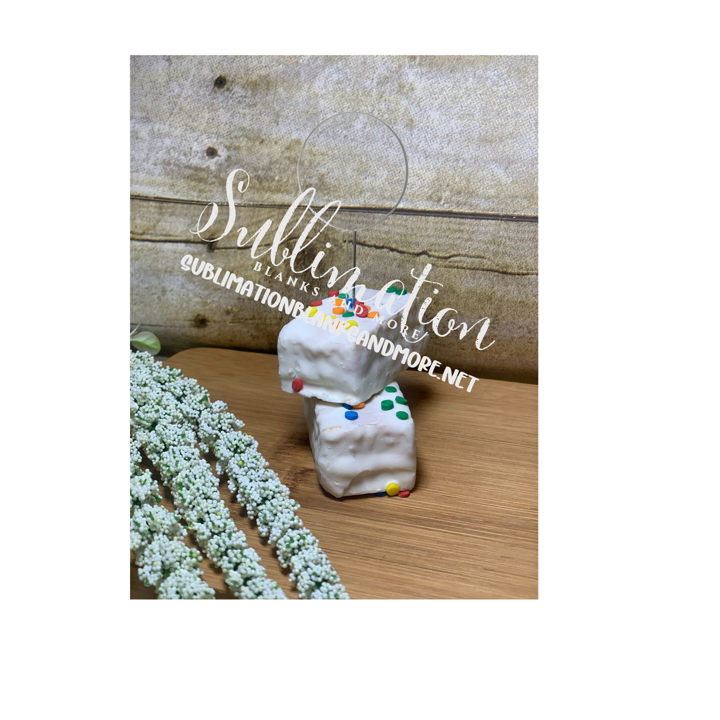 12 pack of Blank Cupcake Toppers