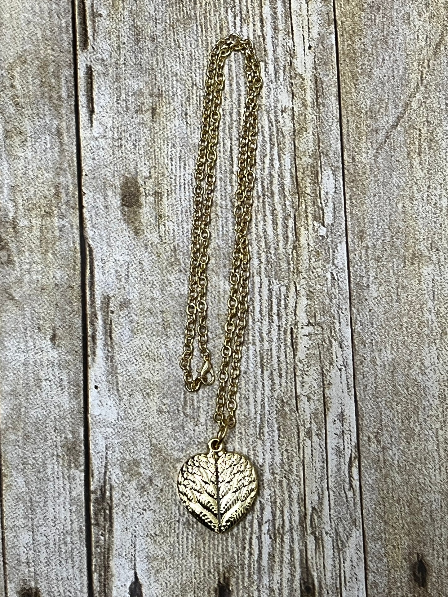 Wings Heart Locket (Golden)