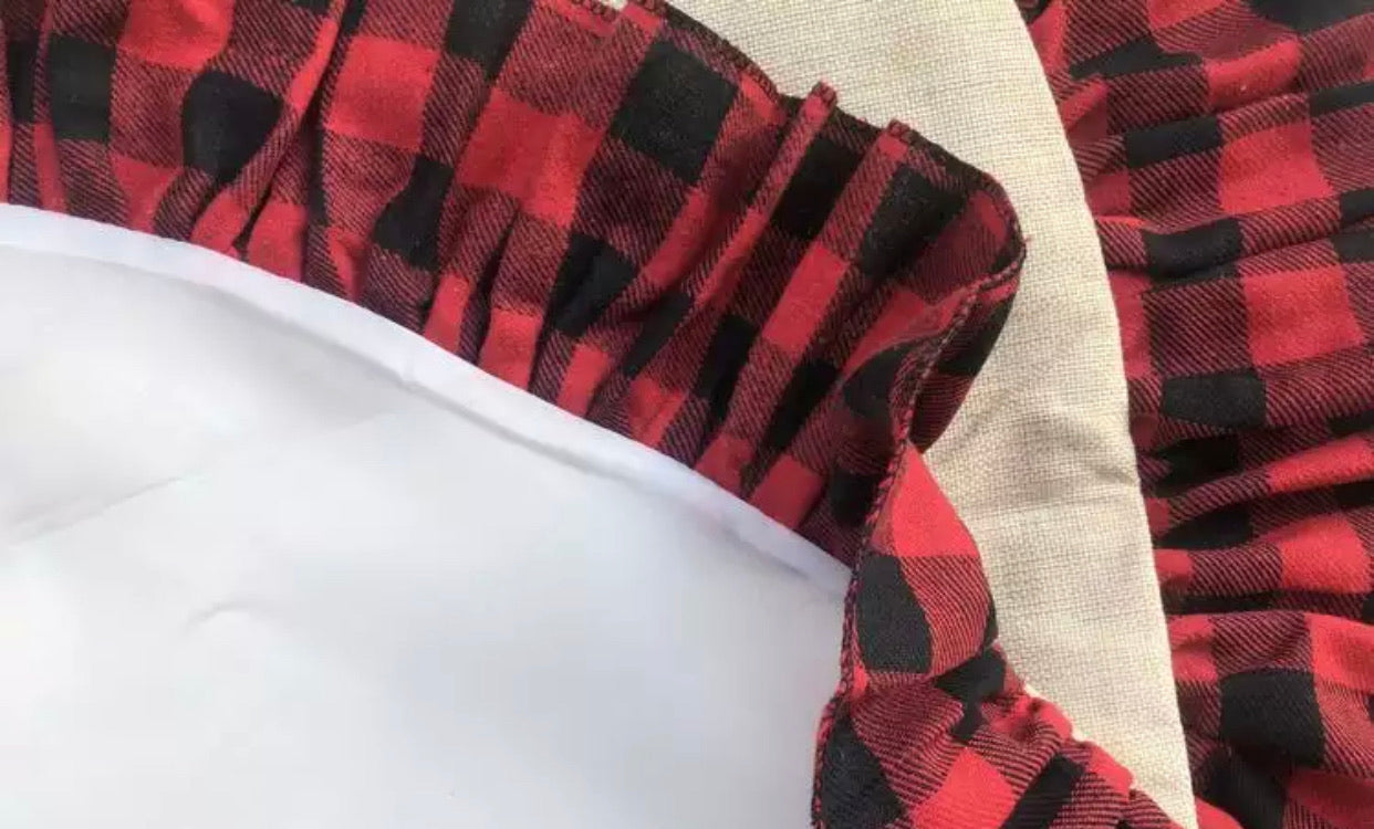 Red Buffalo Plaid Tree Skirt