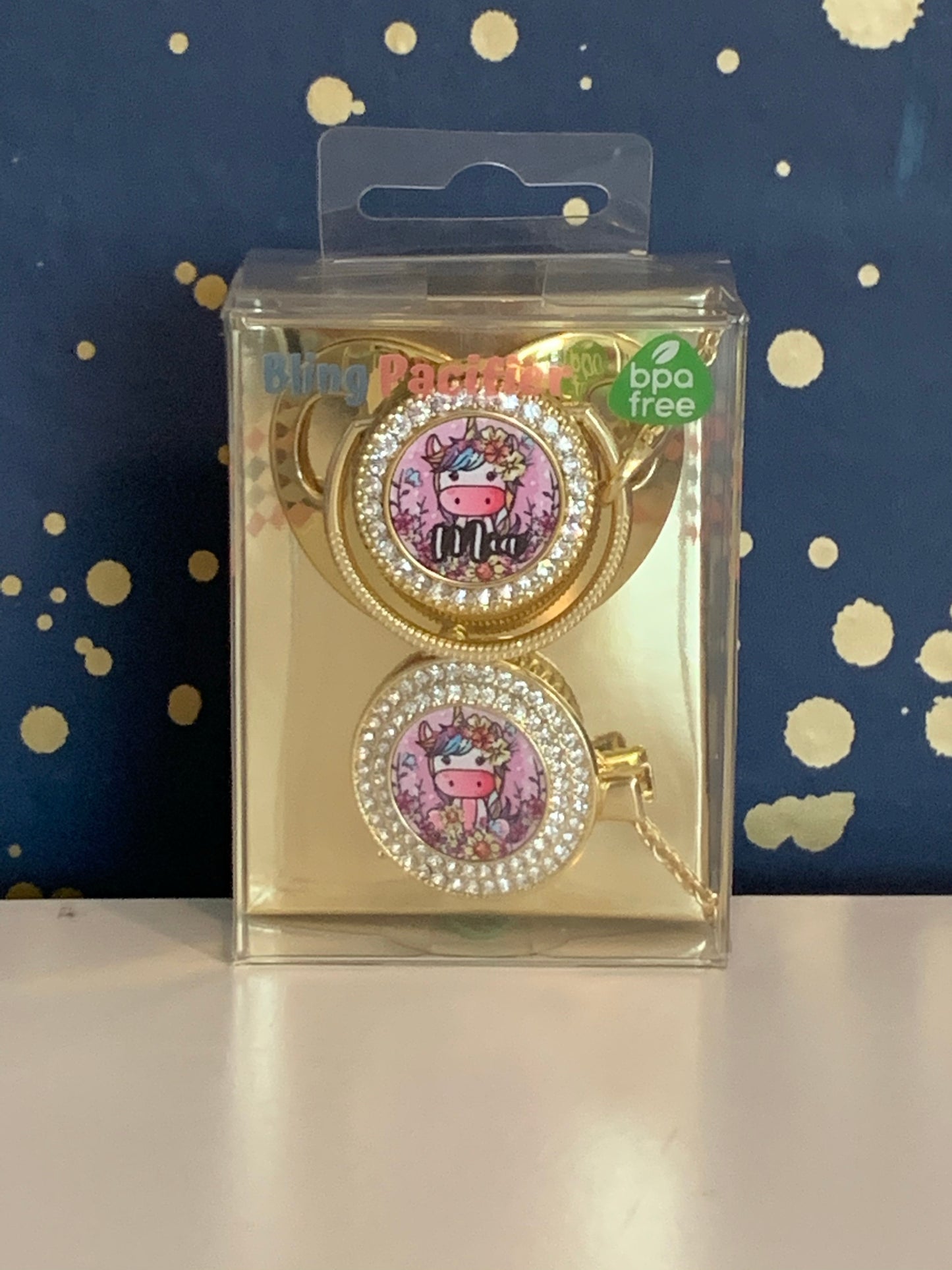 Blank Golden Pacifier