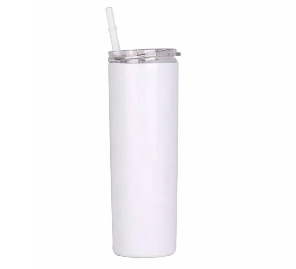 Sublimation Straight Skinny Tumblers 20 oz White Skinny Straight – Covered  N Blanks