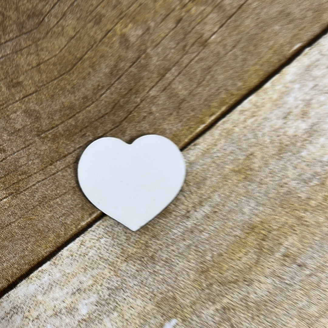 Sublimation Heart w/adhesive