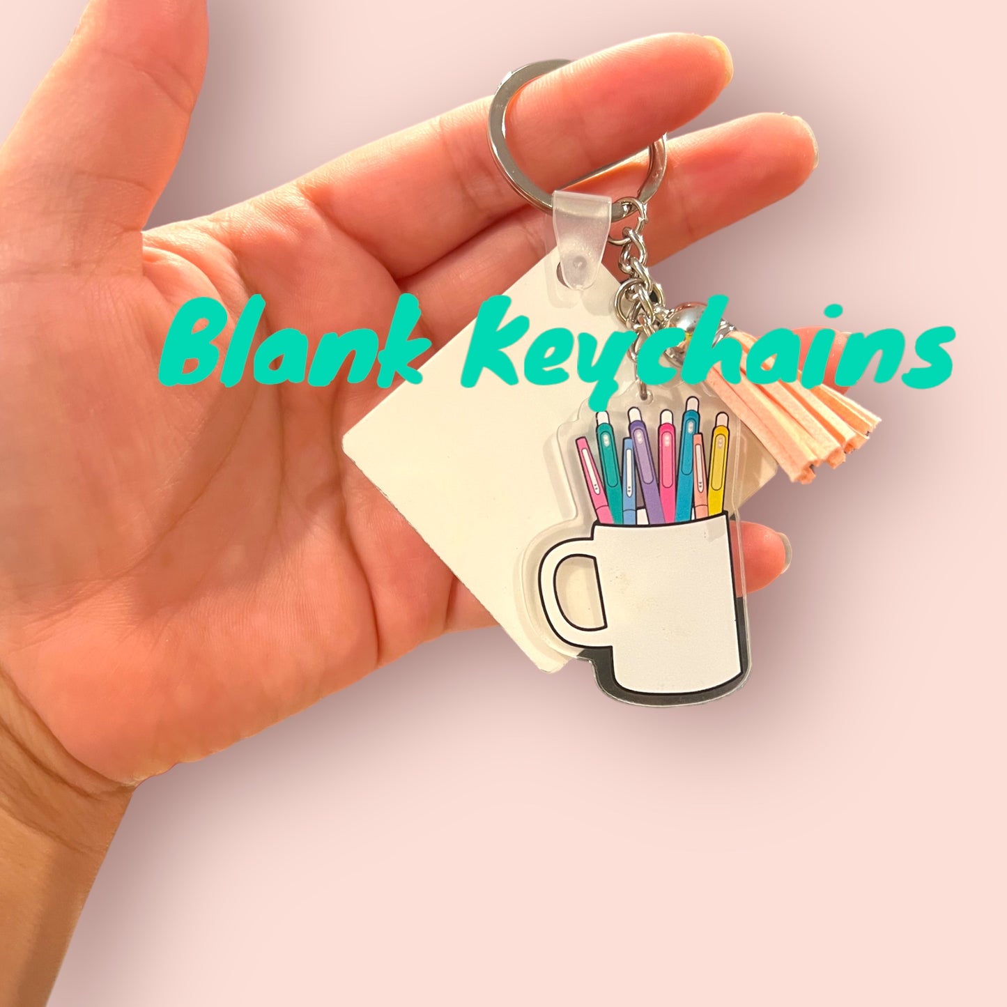 Cup of Pens Keychain
