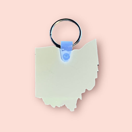 Blank Ohio State Keychain