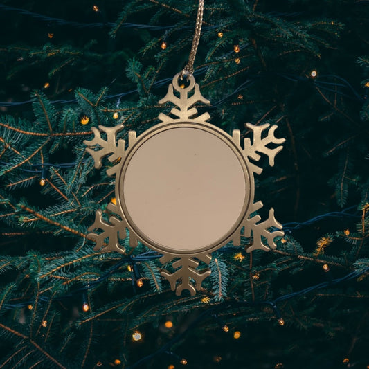 Metal Snowflake Ornament