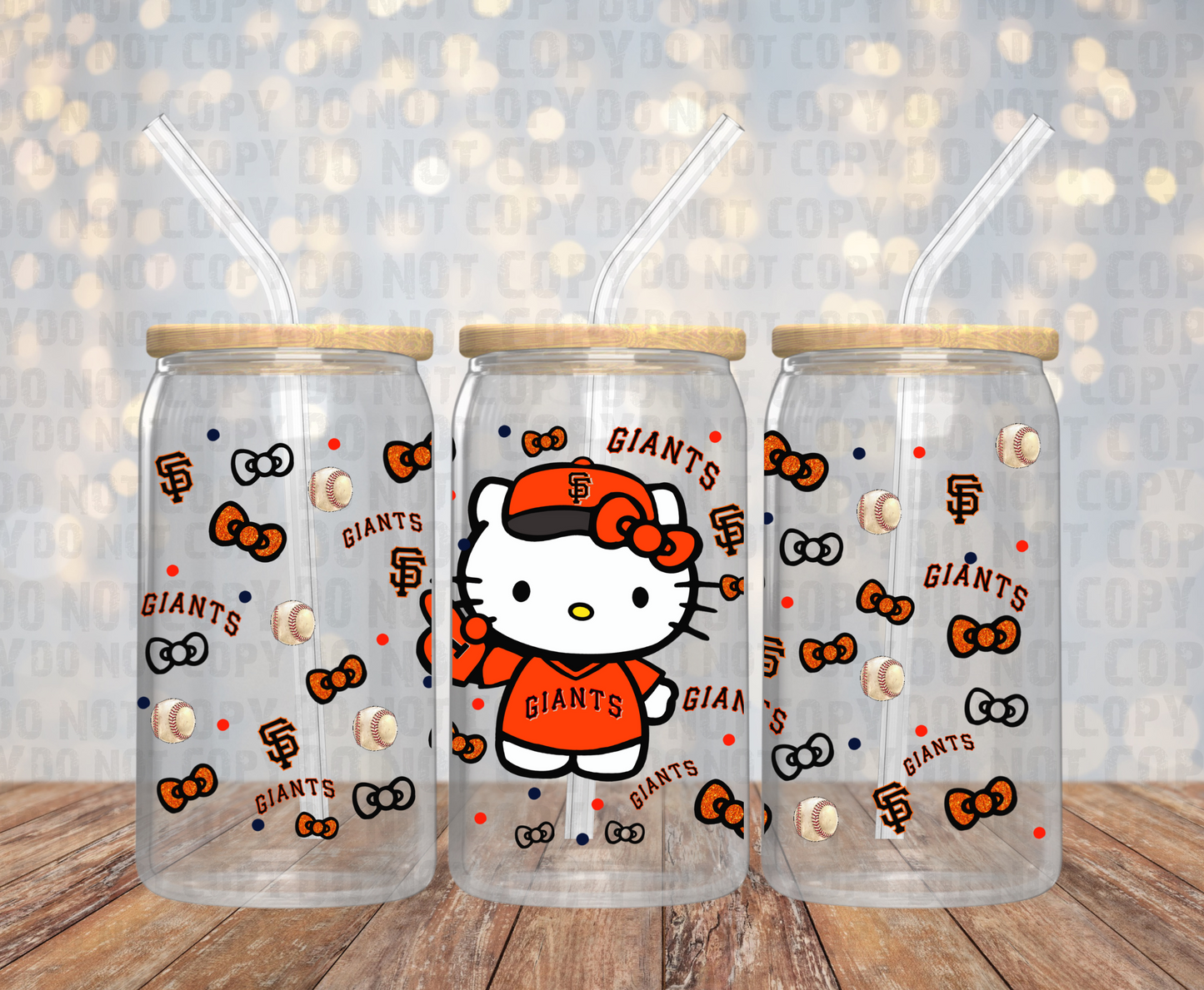 Kitty Giants UV DTF cup wrap