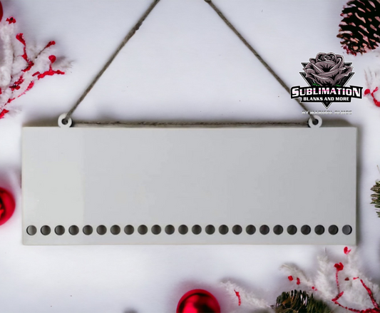 Blank Candy Cane Advent Calendar