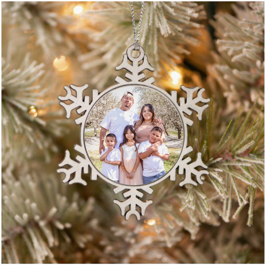 Crafted Metal Snowflake Ornament