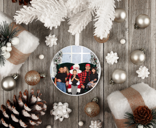 Crafted Aluminum Round Ornament