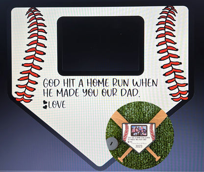 Baseball GOD made a home run digital file