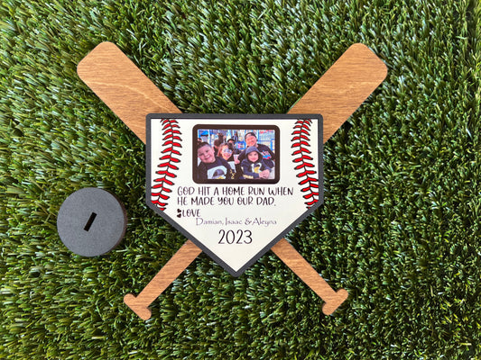 Blank Home Run Plate