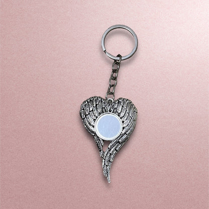 Memorial Wings Keychain