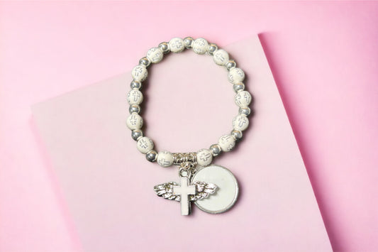 Rosary Bracelet with 20mm charm
