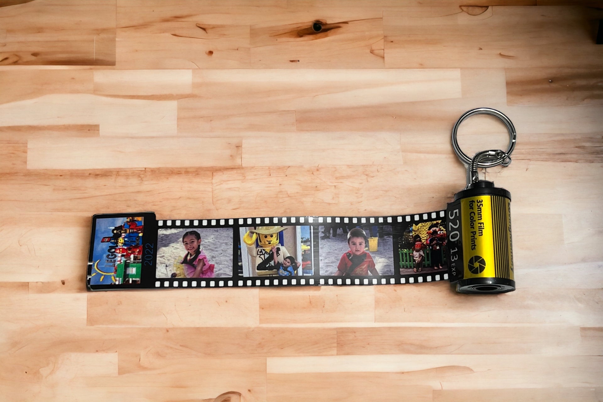 Custom Film Roll Keychain Sublimation Film Roll Keychain Custom