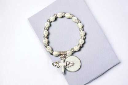 Rosary Bracelet with 20mm charm