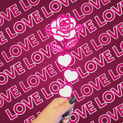Valentine’s Day Hot Pink Rose 🌹