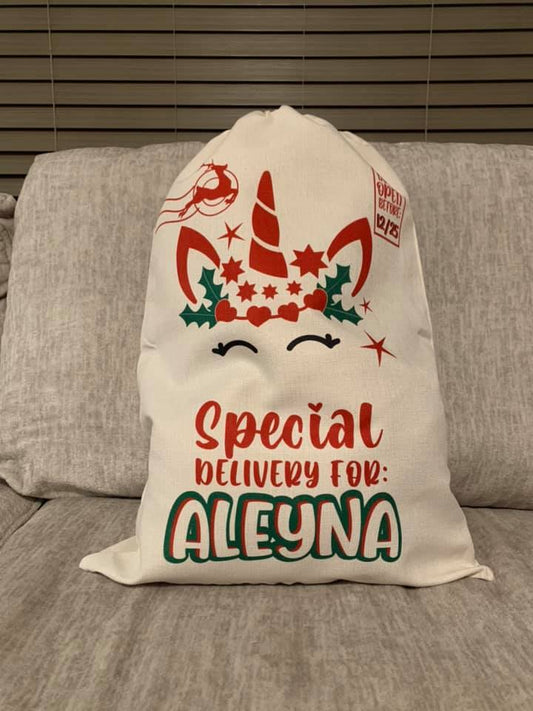 Blank Santa Sack Bag