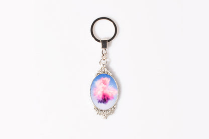 Blank Split Roses Keychain