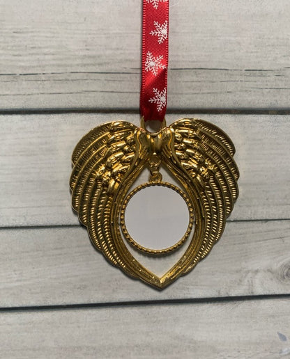 Gold Angel Wing Ornament