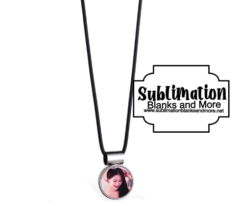 Blank Snap Button Charm Necklace
