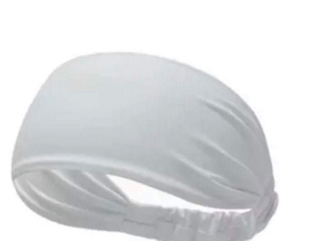 White Polyester Headband