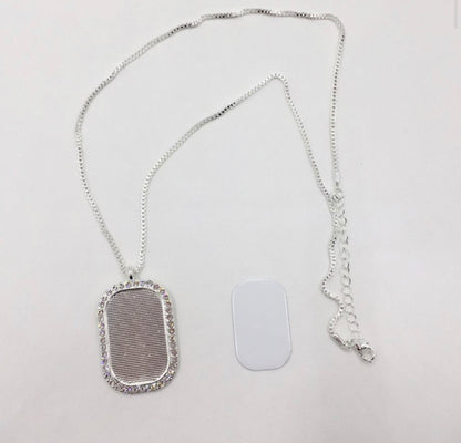 Anna's Bling Tag Necklace