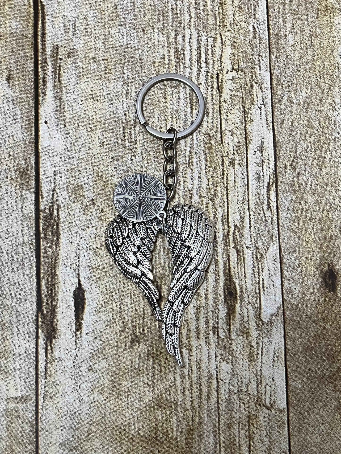 Memorial Wings Keychain