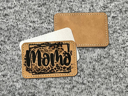 Brown Sublimation Hat Patch 2” x 3” Patch