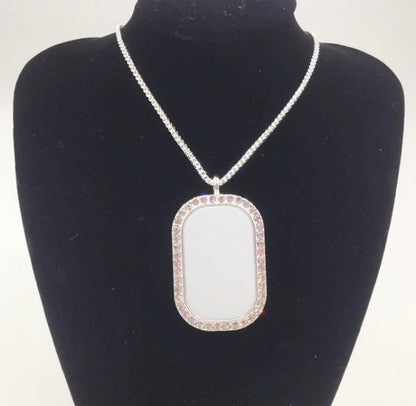 Anna's Bling Tag Necklace