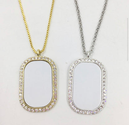 Anna's Bling Tag Necklace
