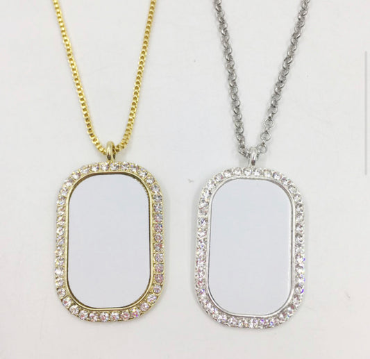 Anna's Bling Tag Necklace