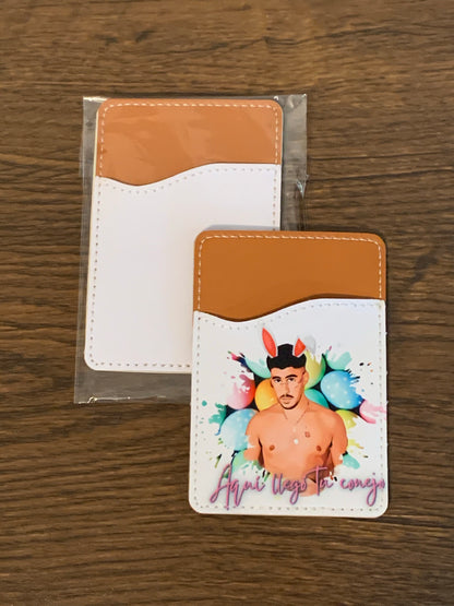 Cell Phone Card Holder (Leather)