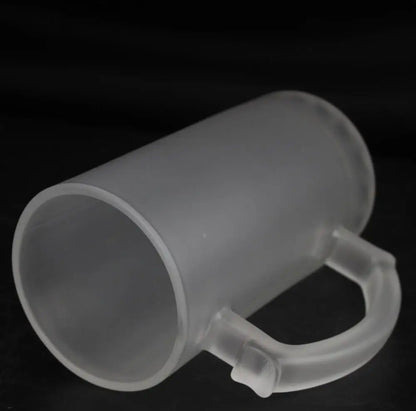 16oz Sublimation Matte Glass Beer Mug