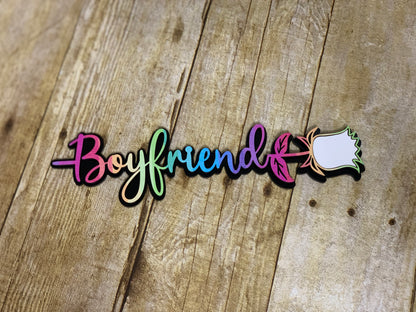 Rainbow Boyfriend Sublimation Rose