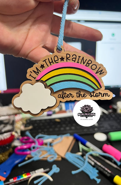 Im the Rainbow After the Storm Ornament KIT